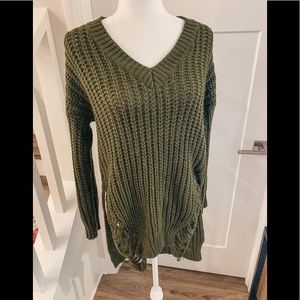 Oversized Long Sweater Tic Toc